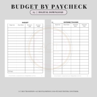 Budget by Paycheck - A5 Biweekly Budget Planner - Image 4
